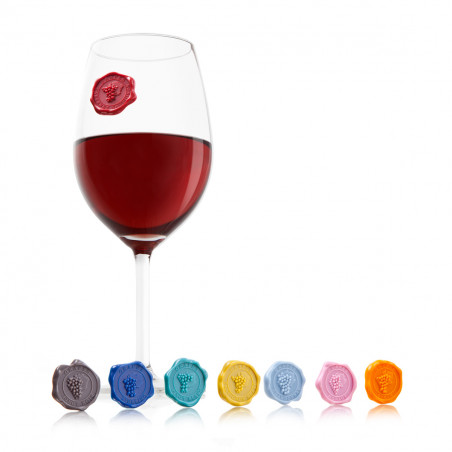 Classic Vacu Vin glass identifiers