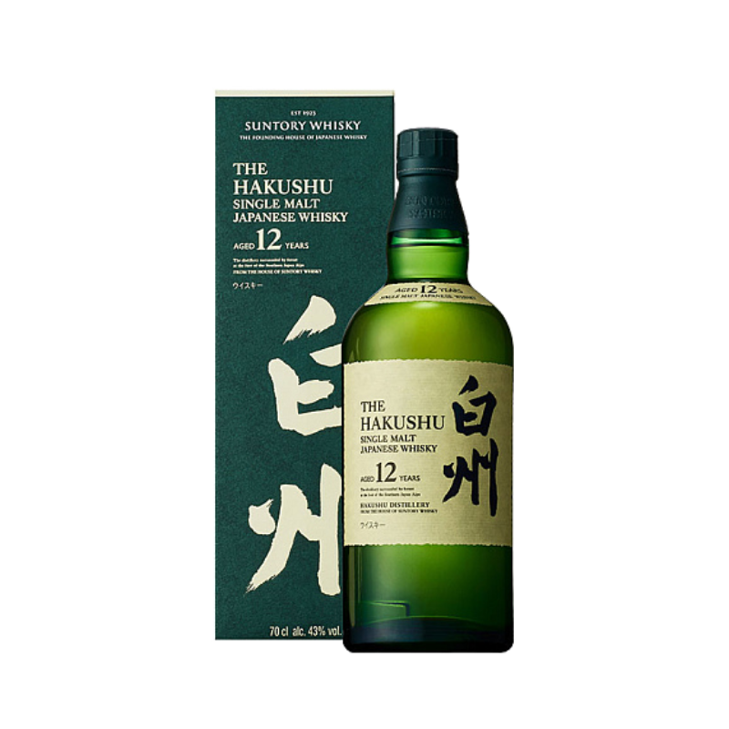 Hakushu 12 Jahre Japanese Single Malt Whisky  70 cl.