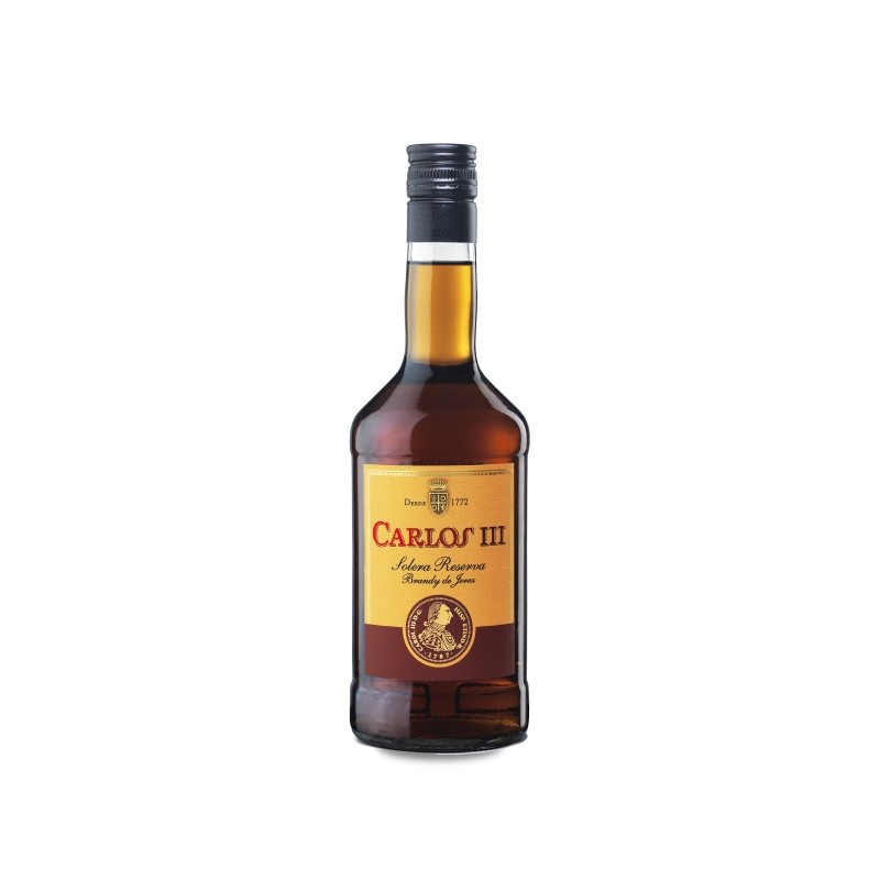 Osborne Carlos Iii Solera Reserva Brandy 70 Cl.
