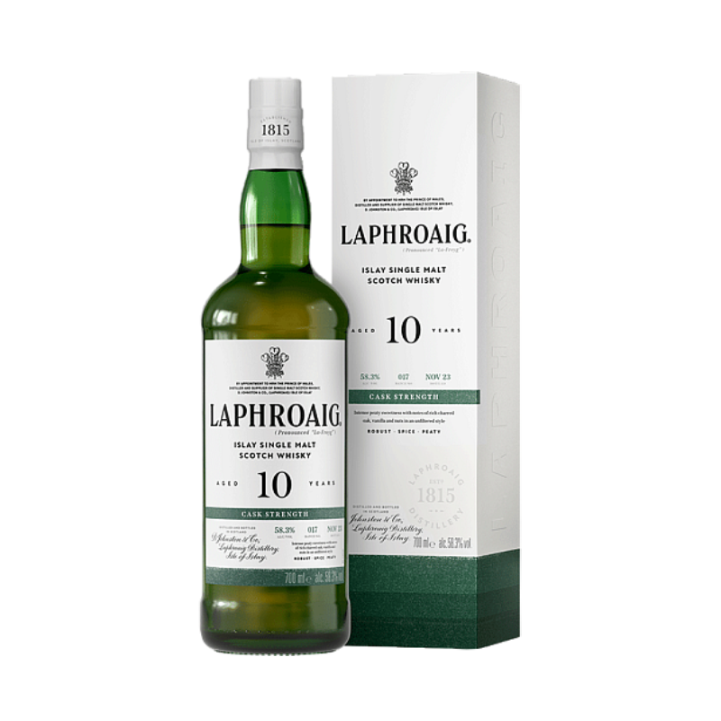 Laphroaig Distillery Laphroaig 10 Jahre Single Malt Scotch Whisky 70 Cl.