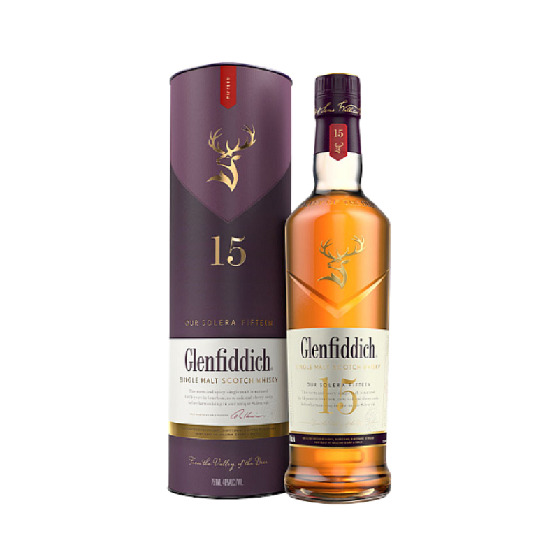 Glenfiddich Distillery Glenfiddich 15 Jahre Single Malt Scotch Whisky 70 Cl.
