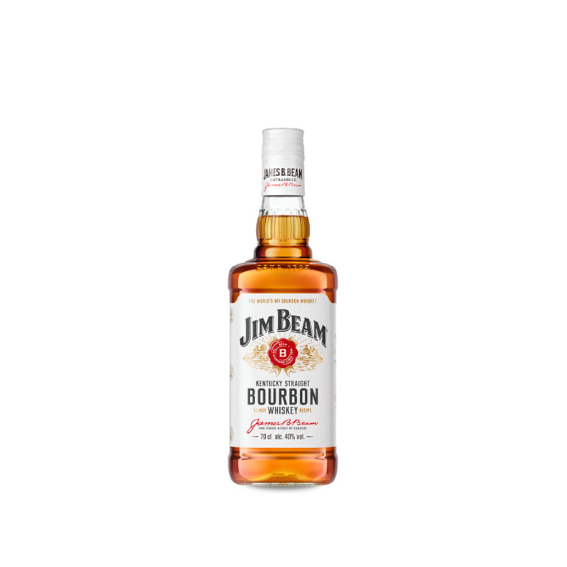 Jim Beam White Kentucky Straight Bourbon Whiskey 70 Cl.