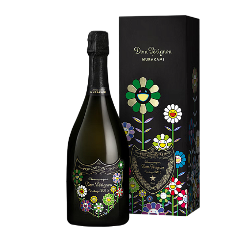 Estuche 1 botella Dom Pérignon Rosé Takashi Murakami Limited Edition Vintage 2015