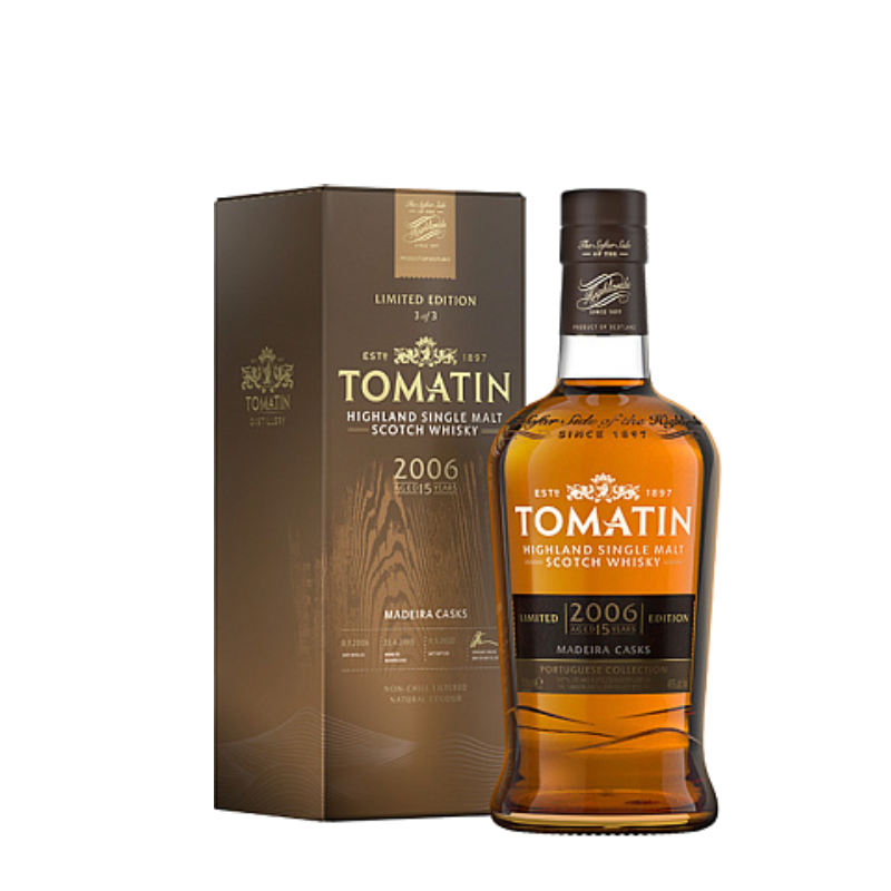 Tomatin Distillery Tomatin 2006 Madeira Cask Colección Portuguesa 15 Y.o. 70 Cl.