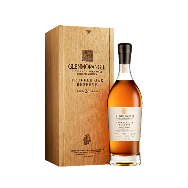 Glenmorangie Truffle Oak Reserve Aged 26 Years con Estuche Madera 70 cl.