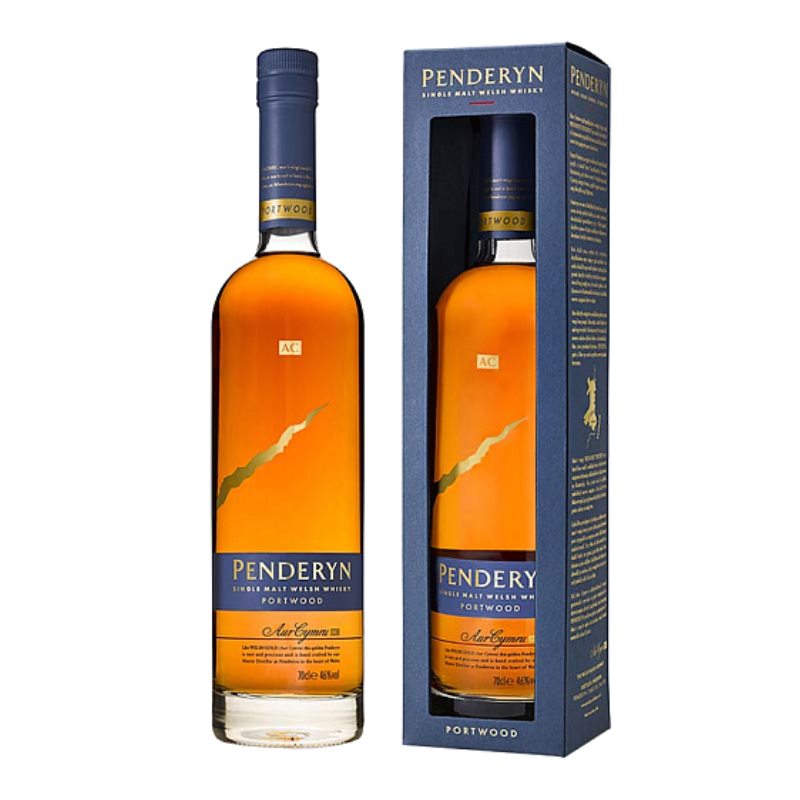 Penderyn Distillery Penderyn Single Malt Welsh Whisky Portwood Mit Geschenkbox 70 Cl.