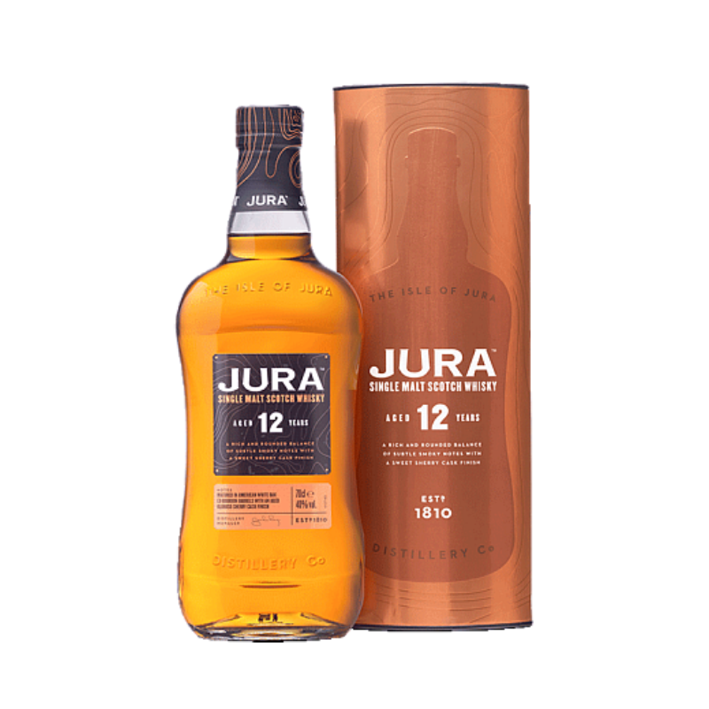 Jura Distillery Co. Ltd Jura 12 Years Old Single Malt Scotch Whisky Con Estuche 70 Cl.