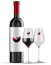 Wine bottles and glasses